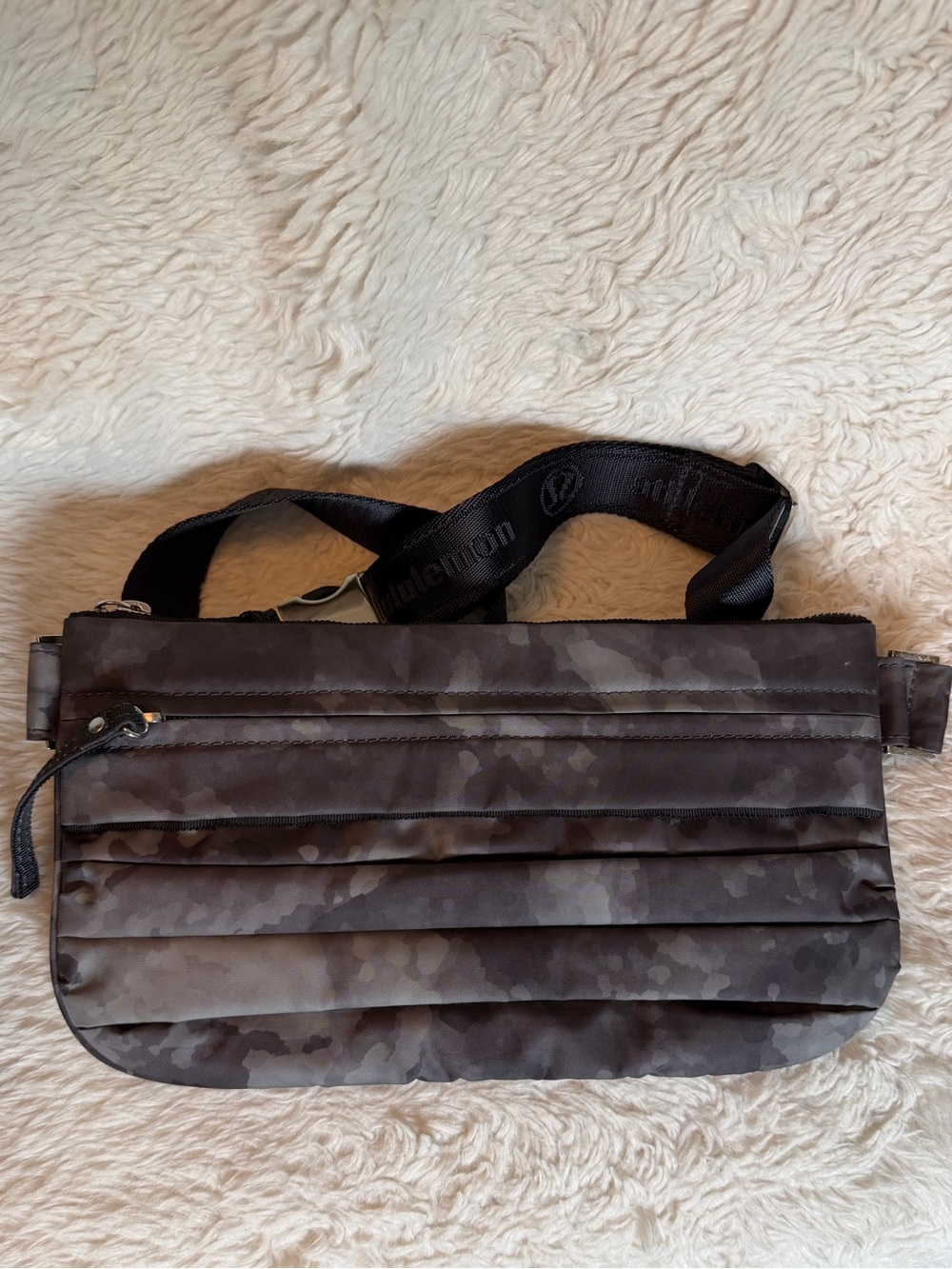 lululemon athletica Dark Gray Camo Belt Bag